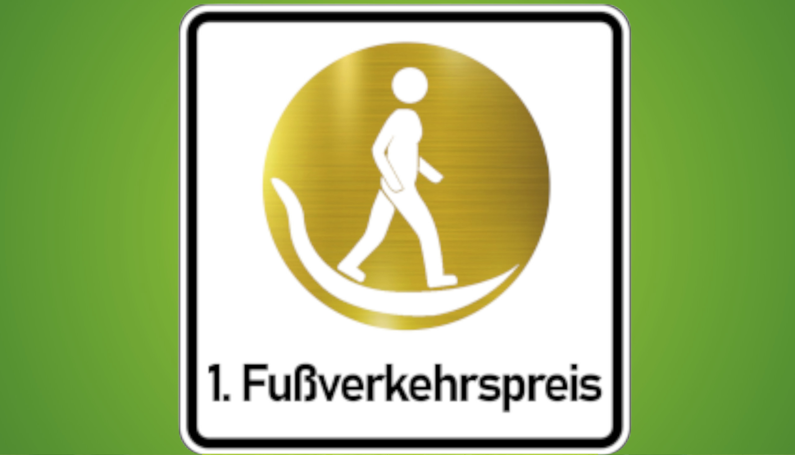 Logo 1. Fußverkehrspreis