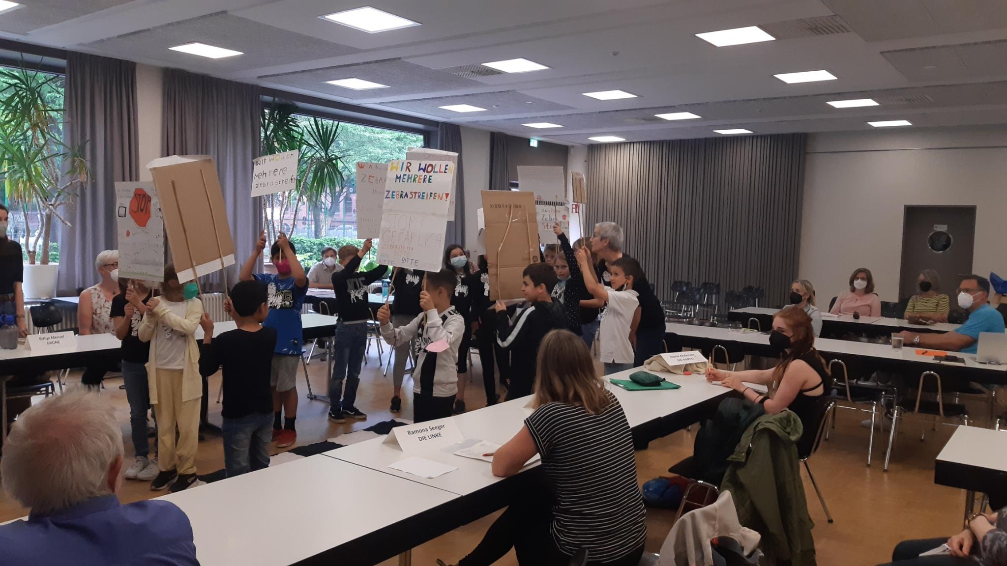 Kinder-Protestaktion in Bremen