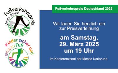 Fußverkehrspreis Deutschland 2025